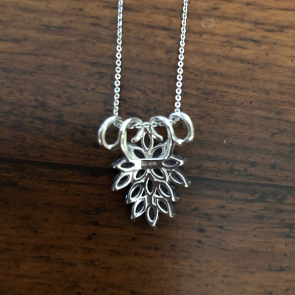 Tanzanite 925 silver necklace - Picture 2 of 4